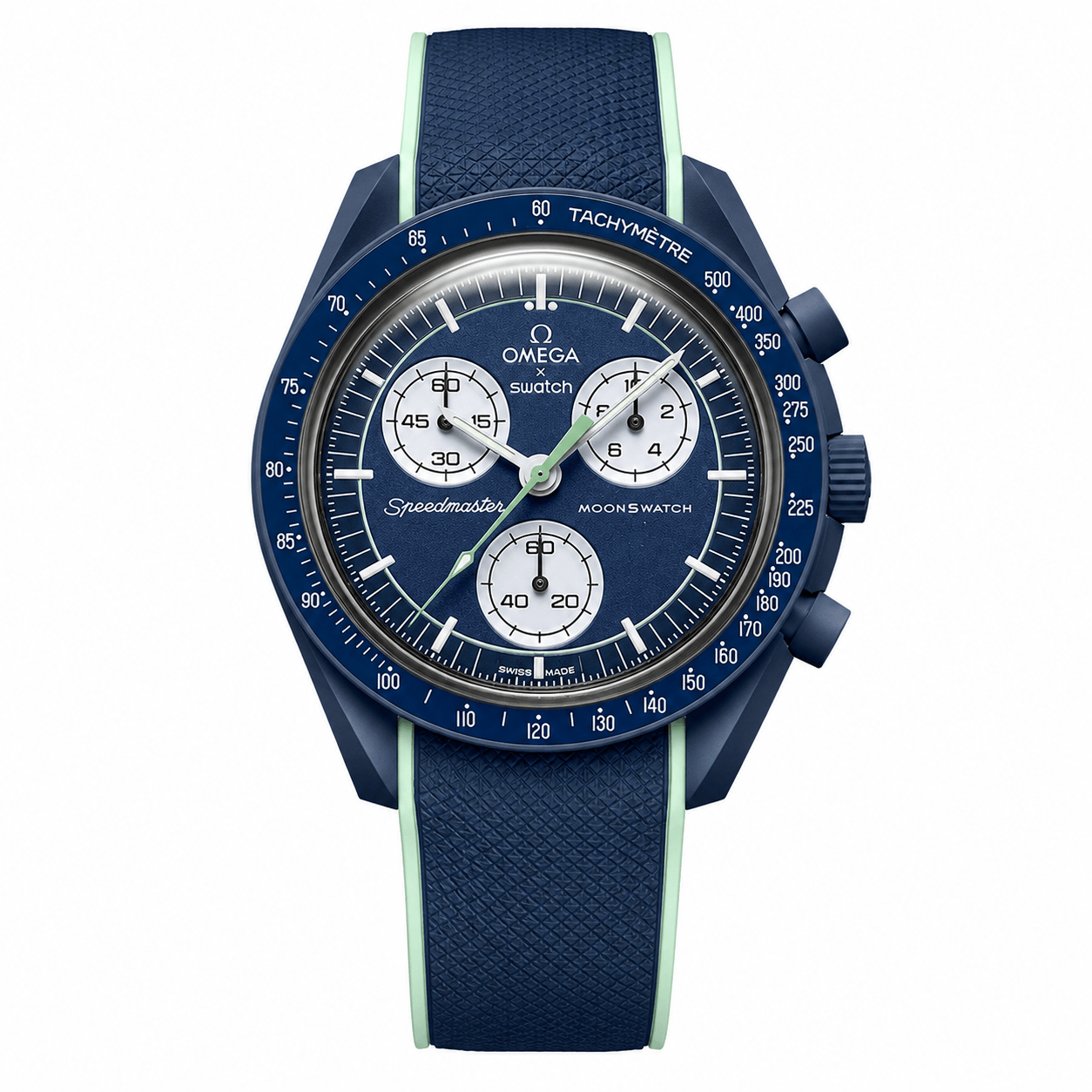 Omega x Swatch Mission to the Moon Navy Blue Dial Watch (Premium
