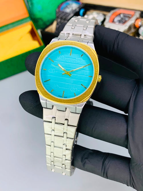 Gucci Premium Tiffany Blue Dial Watch