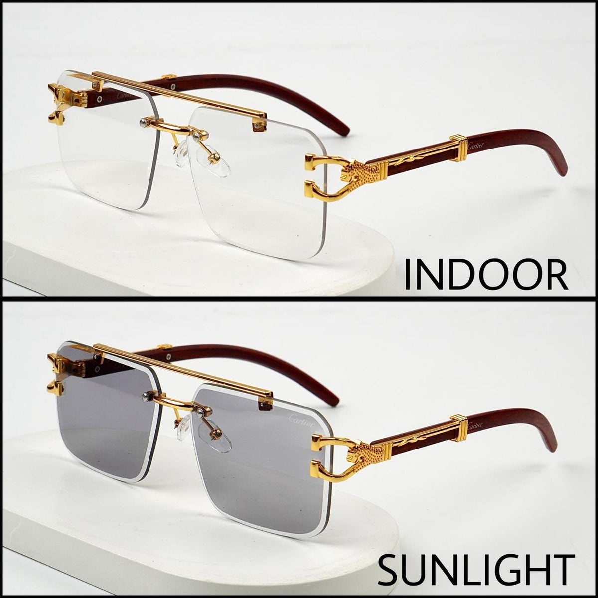 Solar Cheetah Photochromic Glasses — 5-in-1 Everyday Eyewear