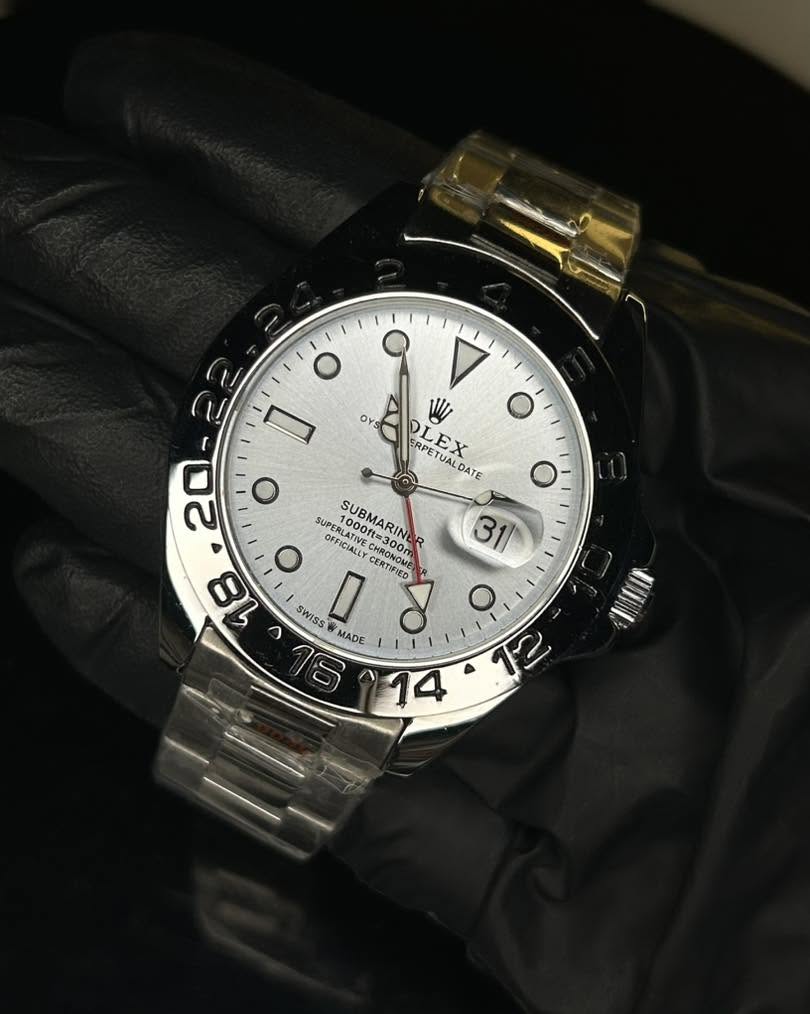 Rolex Men's Submariner Semi Automatic Stainless Steel Watch