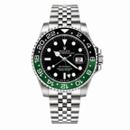 Rolex GMT Master II Green & Black Bezel Jubilee Watch