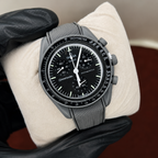 Omega x Swatch Mission to the Moon Black Dial Watch (Premium Edition)