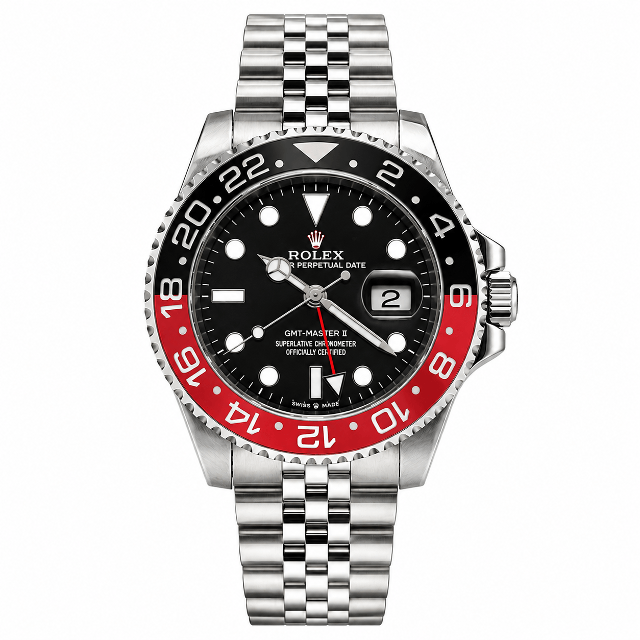 KU RLX GMT Master II Pepsi Semi-Automatic Watch
