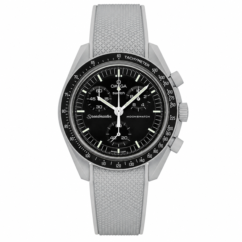 Omega x Swatch Mission to the Moon Black Dial Watch (Premium Edition)