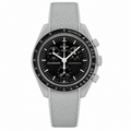 Omega x Swatch Mission to the Moon Black Dial Watch (Premium Edition)