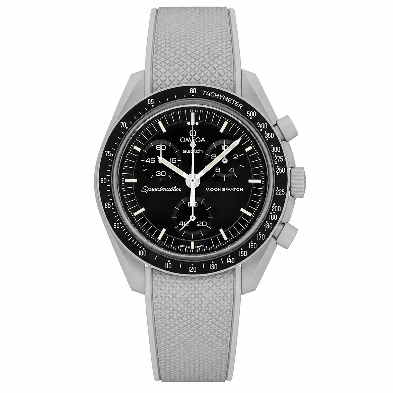 Omega x Swatch Mission to the Moon Black Dial Watch (Premium Edition)