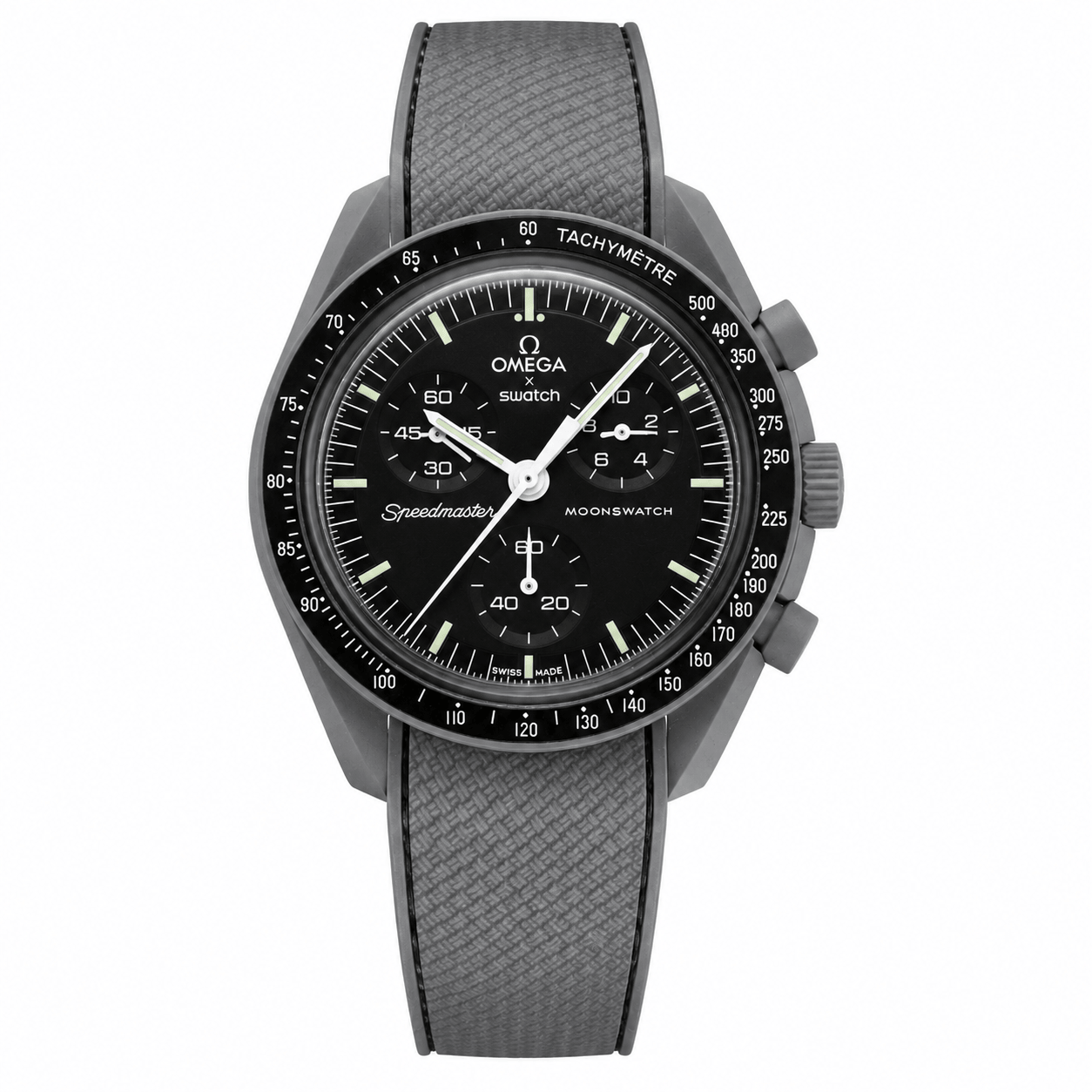 Omega x Swatch Mission to the Moon Black Dial Watch (Premium Edition)