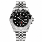 KU RLX GMT Master II Grey Black Semi-Automatic Watch
