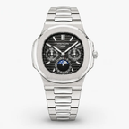Patek Philippe Nautilus Chronograph Automatic Watch – Silver Black (Master Edition)
