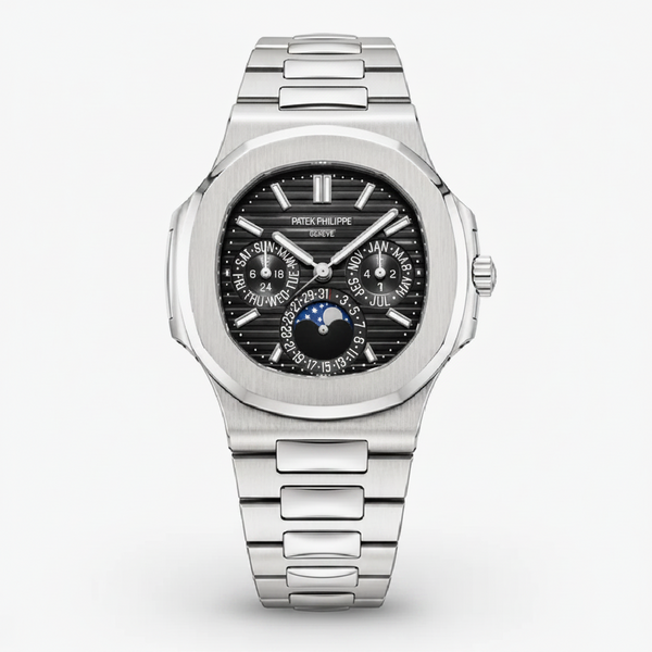 Patek Philippe Nautilus Chronograph Automatic Watch – Silver Black (Master Edition)