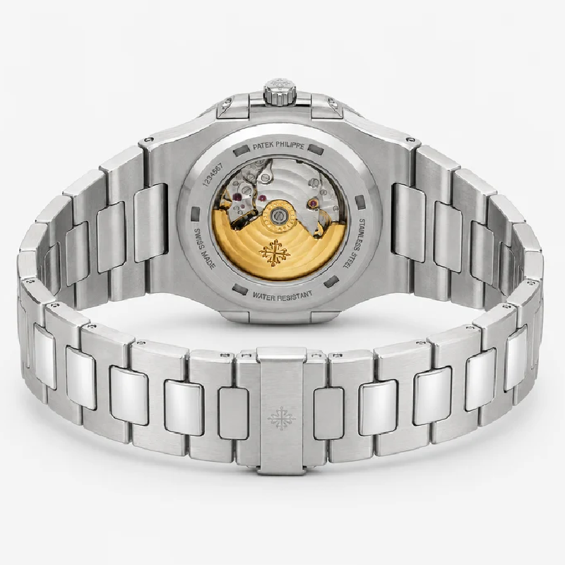 Patek Philippe Nautilus Chronograph Automatic Watch – Silver Black (Master Edition)