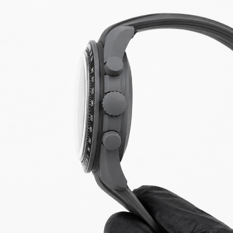 Omega x Swatch Mission to the Moon Black Dial Watch (Premium Edition)