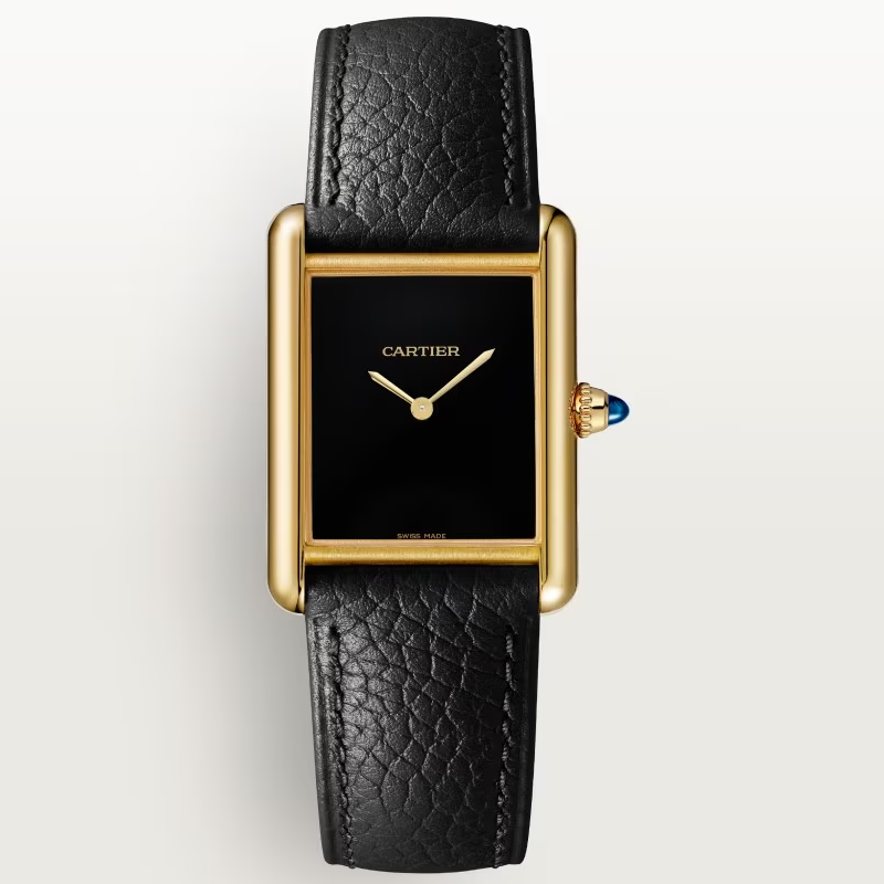 Cartier Tank Louis Leather Strap Watch (Premium Edition)