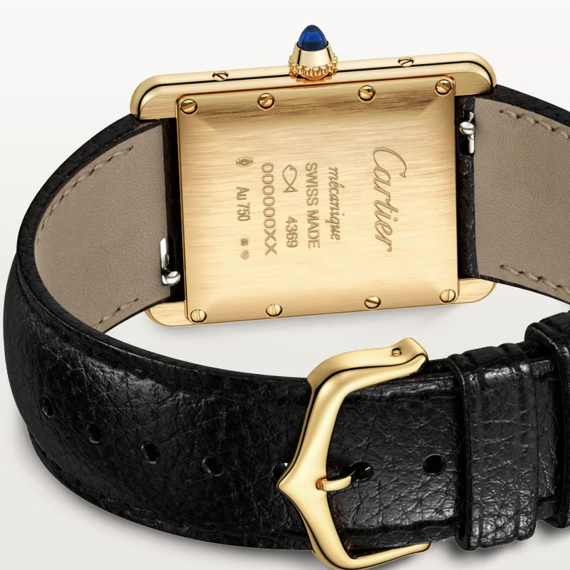 Cartier Tank Louis Leather Strap Watch (Premium Edition)