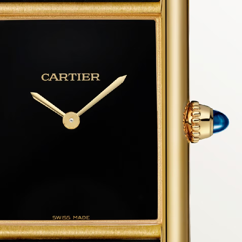 Cartier Tank Louis Leather Strap Watch (Premium Edition)