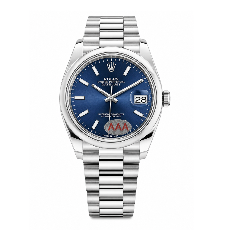 Rolex Oyster Perpetual Datejust Blue Dial Men's Watch