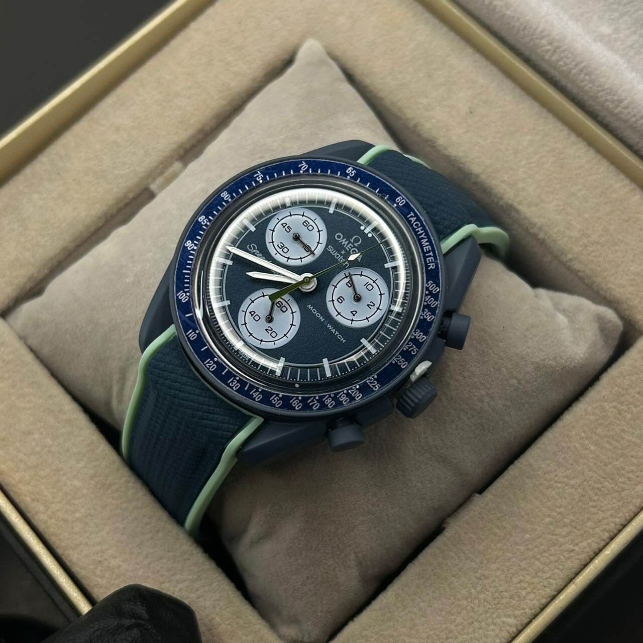 Omega x Swatch Mission to the Moon Navy Blue Dial Watch