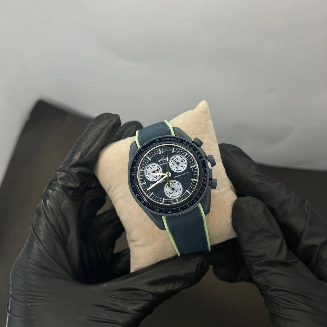 Omega x Swatch Mission to the Moon Navy Blue Dial Watch (Premium Edition)