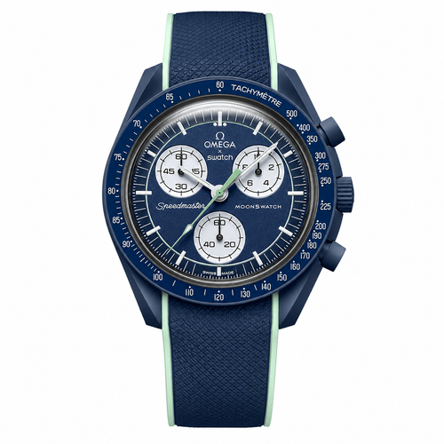 Omega x Swatch Mission to the Moon Navy Blue Dial Watch (Premium Edition)