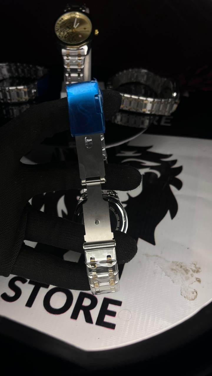 Arabic Chain Twotone Watch