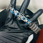 Rado Men's Skeleton Black Dial Grey Chain Watch
