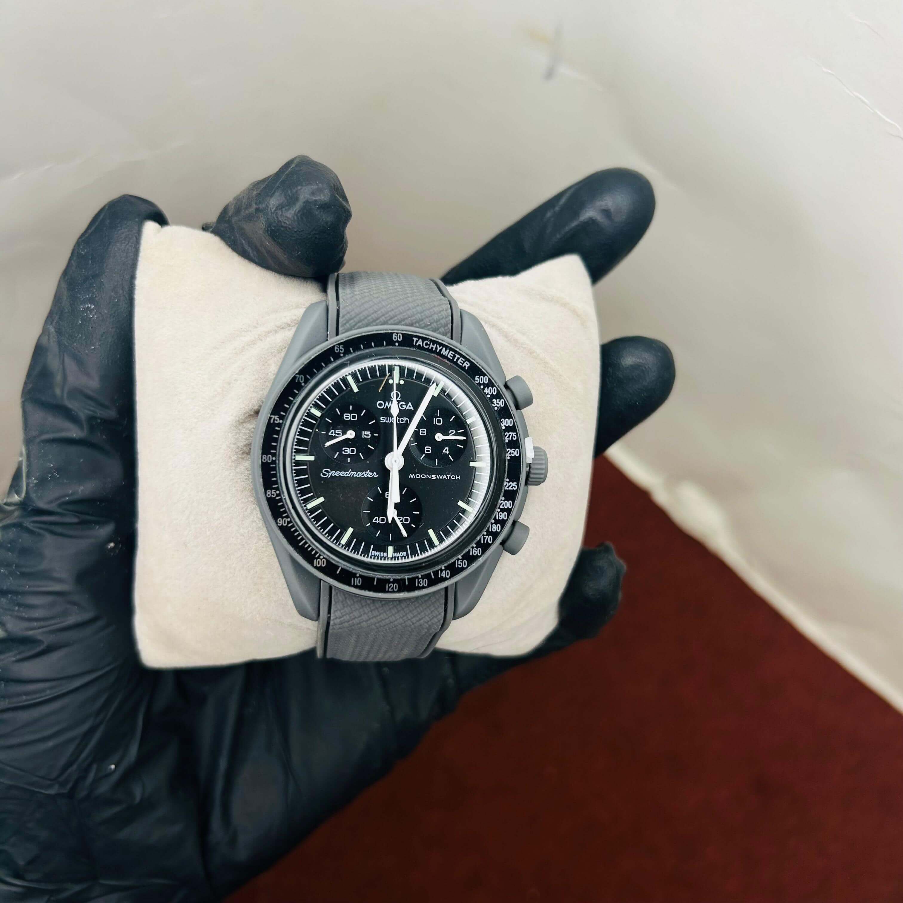 Omega x Swatch Mission to the Moon Black Dial Watch