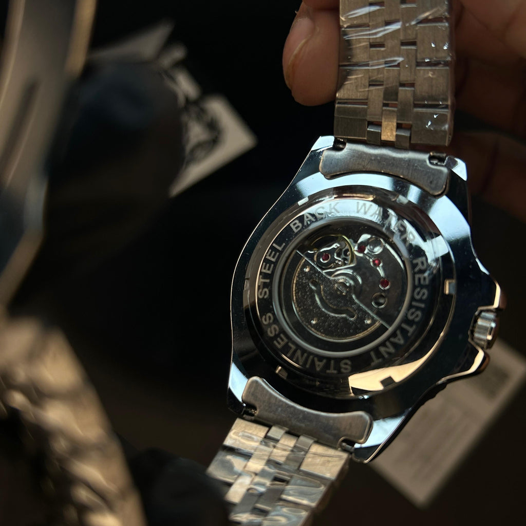 RLX GMT Master II Pepsi Semi-Automatic Watch with Black Dial and Jubilee Stainless Steel Bracelet