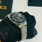 Rolex GMT Master II Green & Black Bezel Jubilee Watch