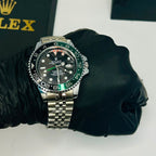 Rolex GMT Master II Green & Black Bezel Jubilee Watch