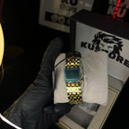 FITRON TRICAL Men's Gold Chain Gold Dial Mechanical Watch