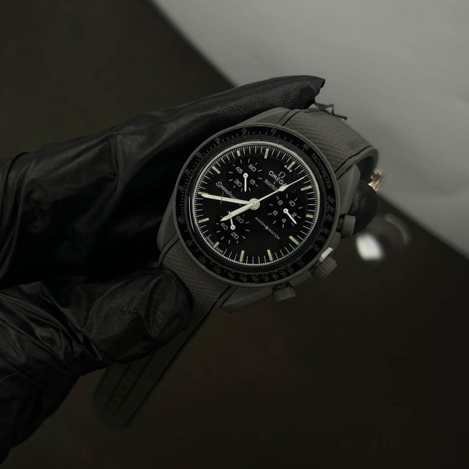 Omega x Swatch Mission to the Moon Black Dial Watch
