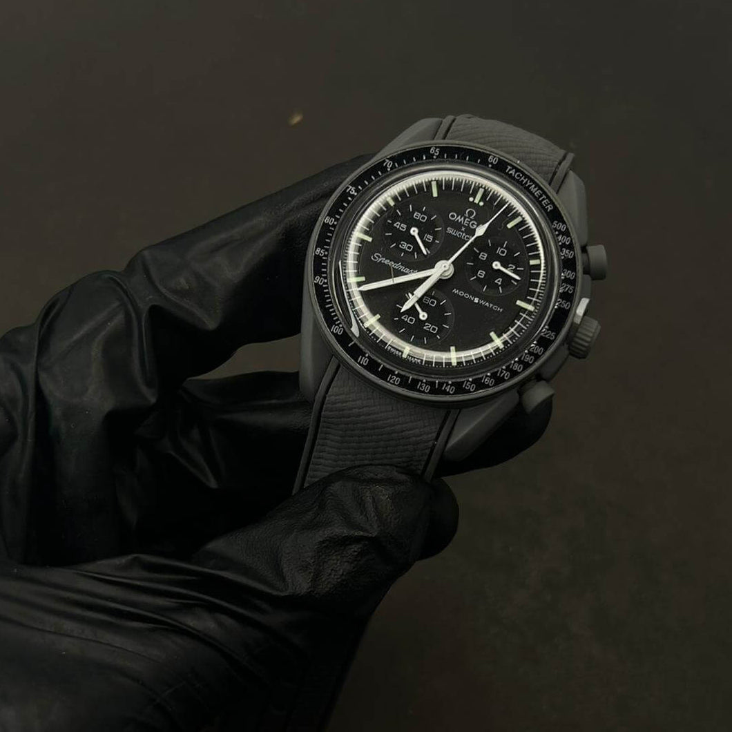 Omega x Swatch Mission to the Moon Black Dial Watch