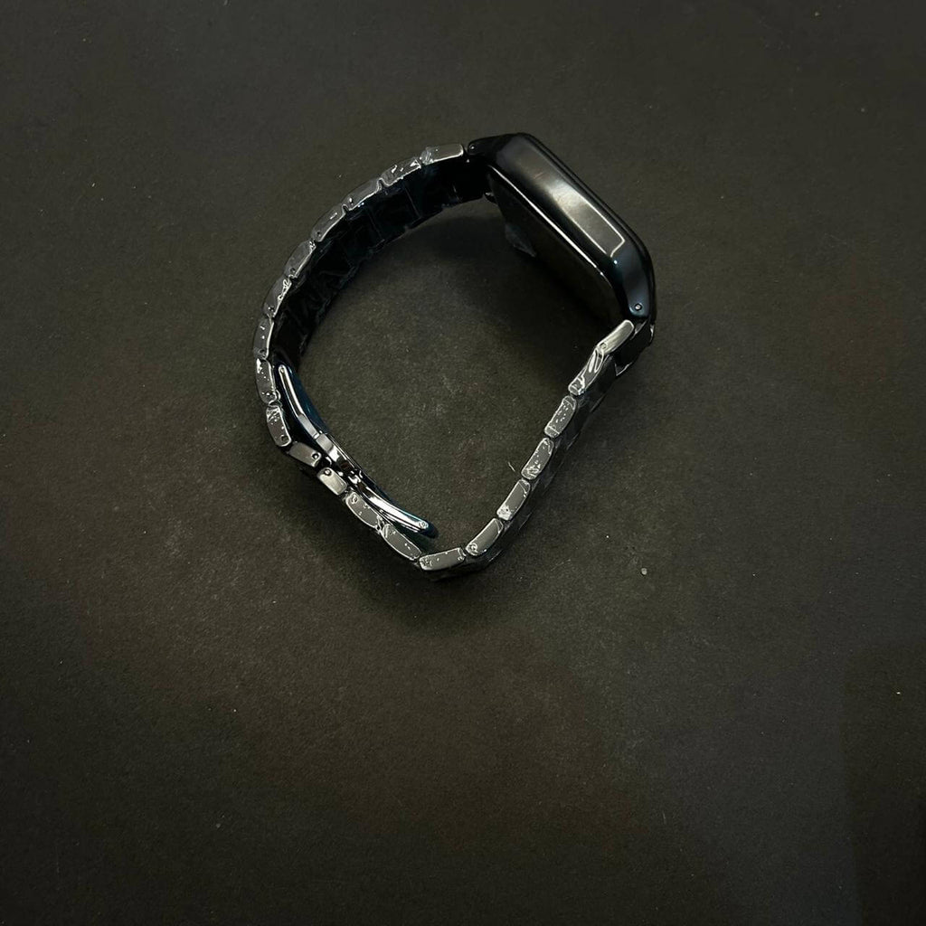 Rado Men's Black Dial Black Chain Watch