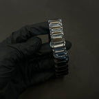 Rado Men's Skeleton Blue Dial Grey Chain Watch