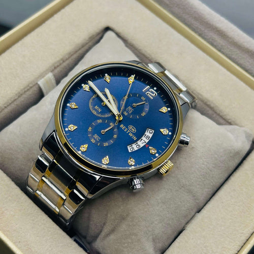 BESTWIN Men's Chronograph Chain Watch