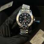 KU RLX GMT Master II Grey Black Semi-Automatic Watch