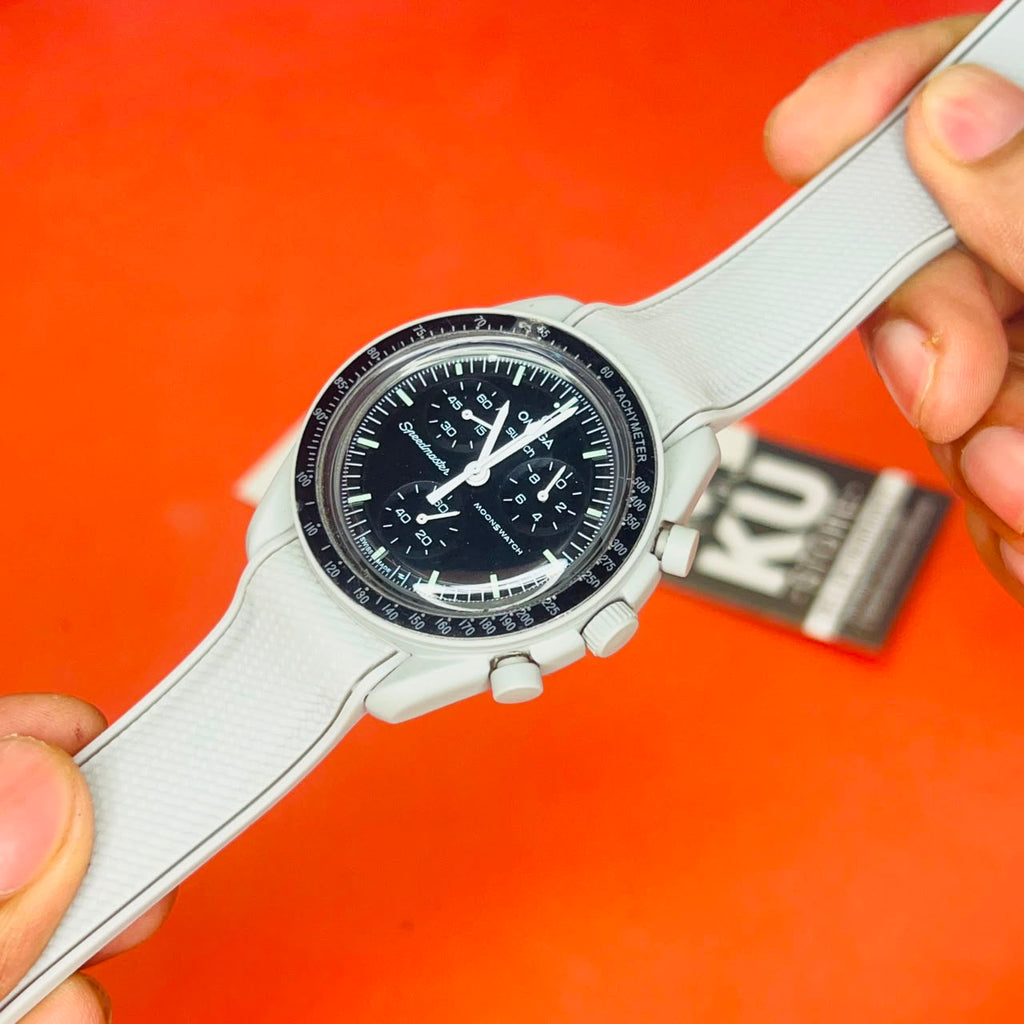 Omega x Swatch Mission to the Moon Black Dial Watch (Premium Edition)