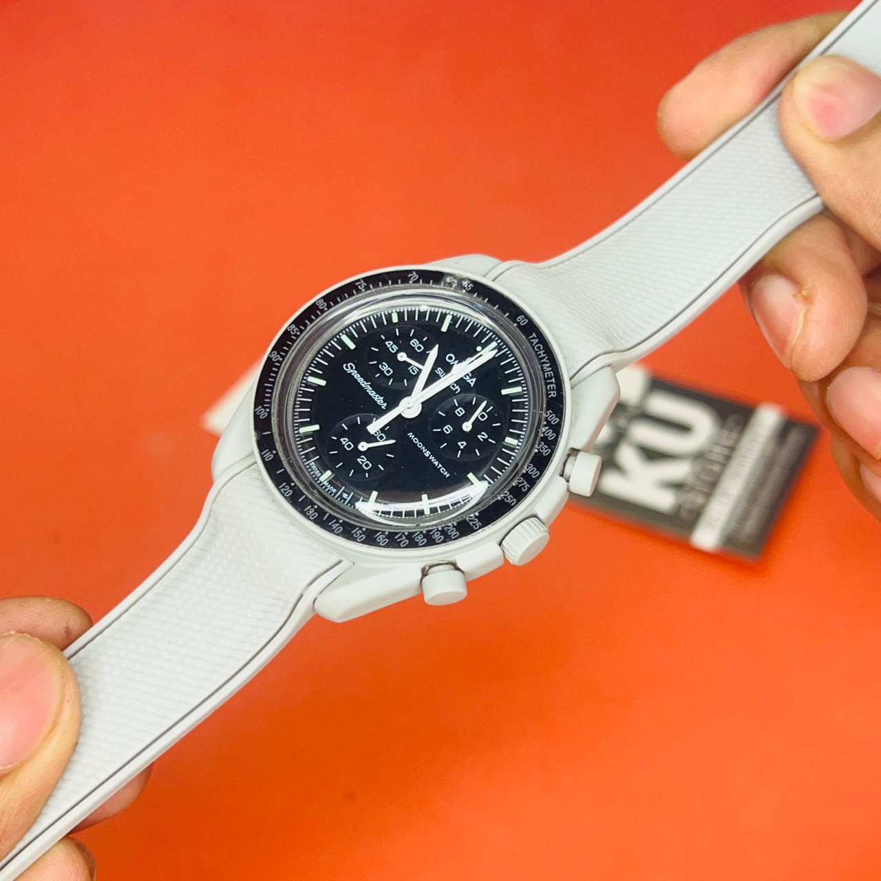 Omega x Swatch Mission to the Moon Black Dial Watch (Premium Edition)