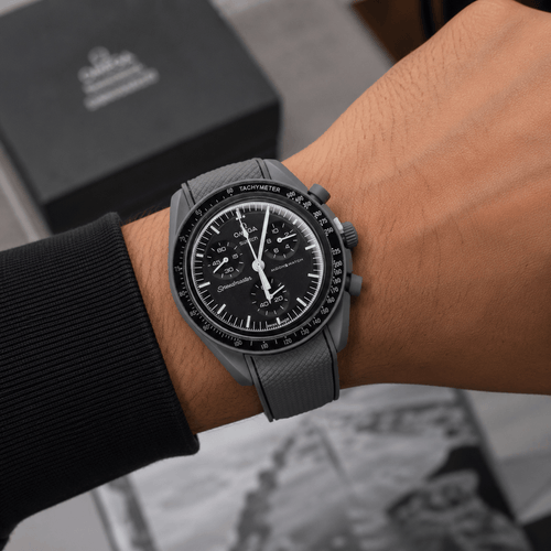 Omega x Swatch Mission to the Moon Black Dial Watch (Premium Edition)