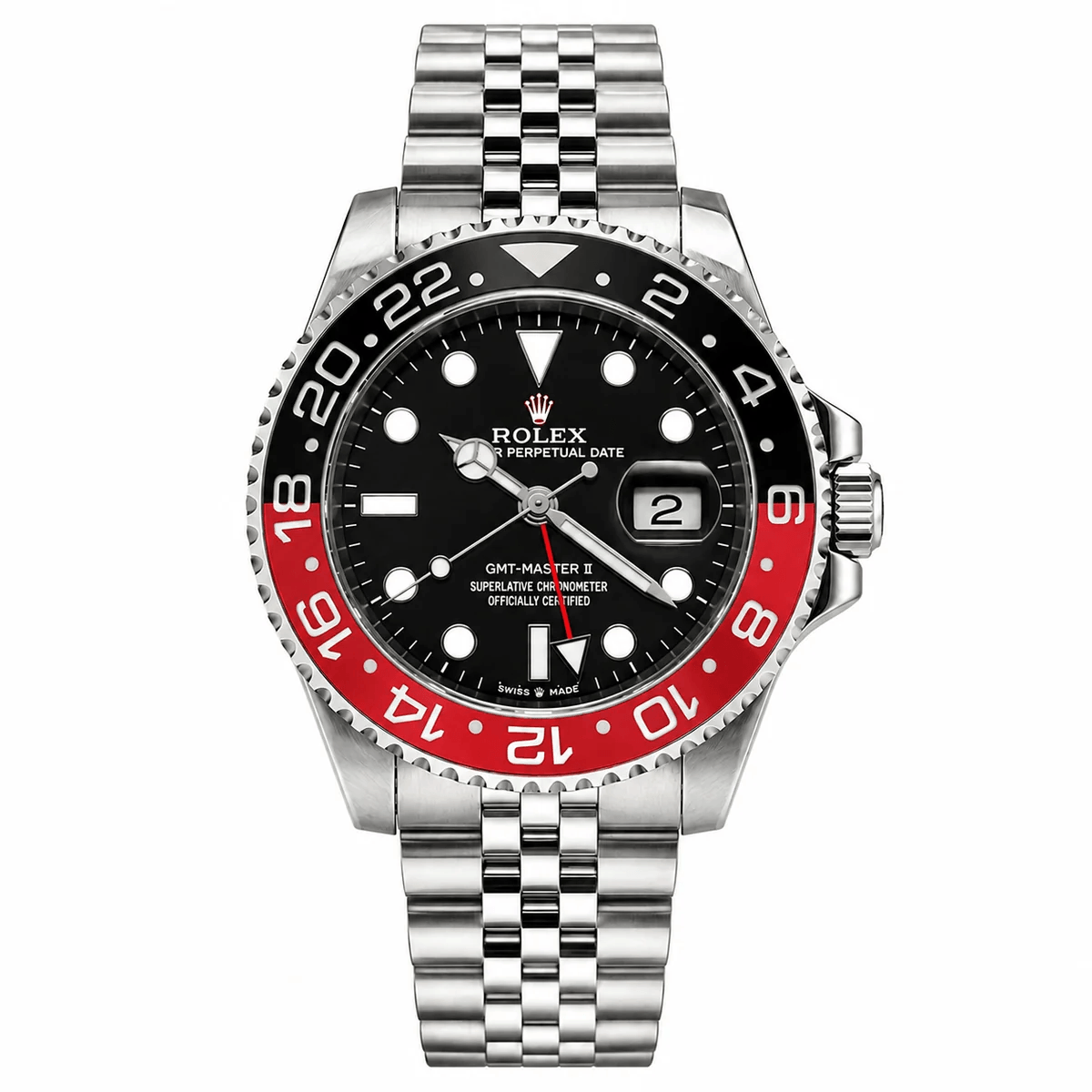 KU RLX GMT Master II Pepsi Semi-Automatic Watch