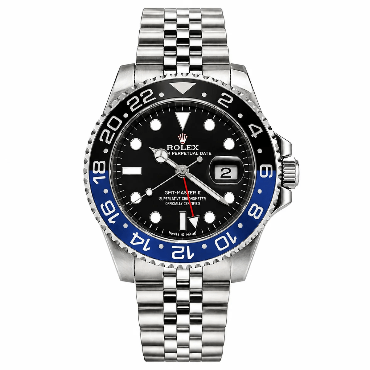 KU RLX GMT Master II Pepsi Semi-Automatic Watch
