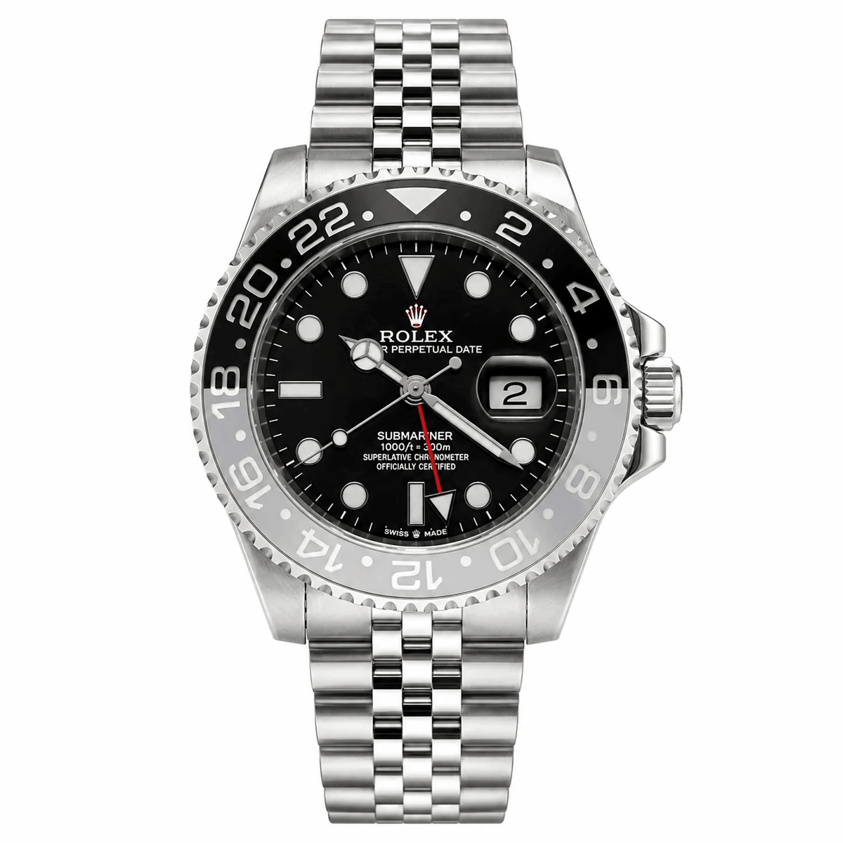 KU RLX GMT Master II Pepsi Semi-Automatic Watch