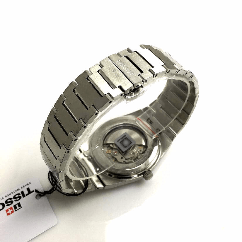 Tissot PRX Men's Powermatic 80 Silver Stainless Steel Black Dial T137.407.11.051.00 Watch