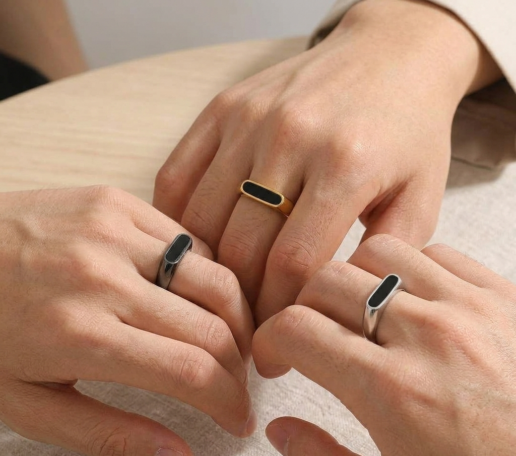 Bar Finger Ring for Men