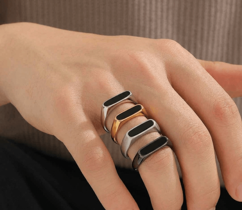 Bar Finger Ring for Men
