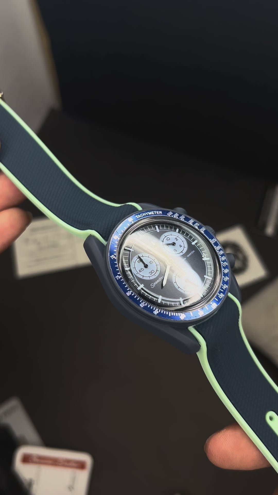 Omega x Swatch Mission to the Moon Navy Blue Dial Watch (Premium Edition)